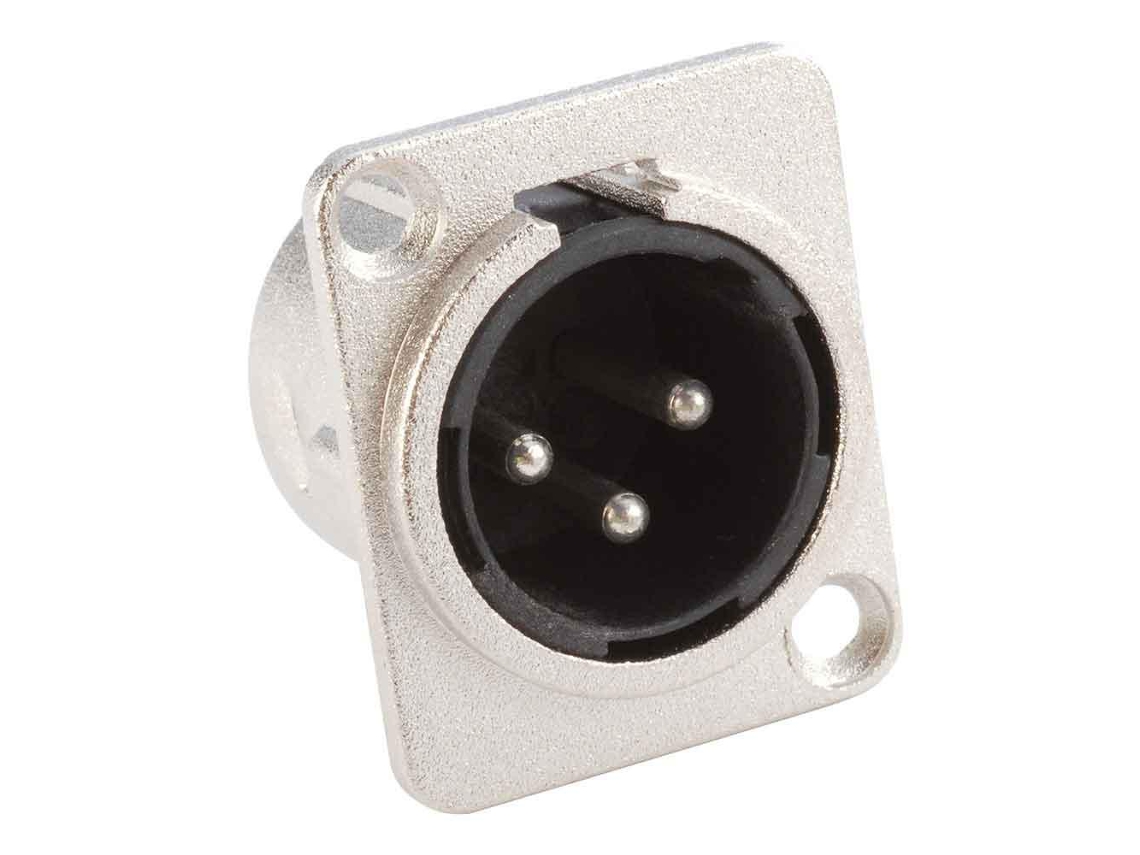 Conector Xlr Macho Panel 7838