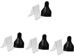 Nuobesty 4 Juegos De Nariz Falsa Para Piercing, Clip Nasal, Anillo, Pendientes, Aro Nasal, Mandíbula, Nariz