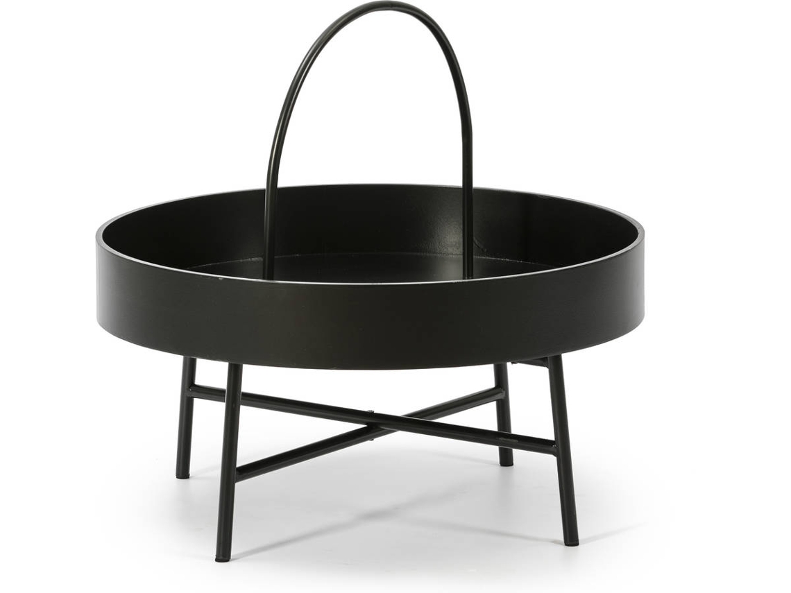 Mesa de Centro VS VENTA-STOCK Manila (60 x 60 x 60 cm - Mdf - Negro)