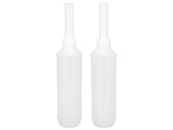 Dispensador de medicamentos práctico para animales, 2 unidades, calibre grande, 7 orificios, para ganado, caballos, ovejas y cerdos.