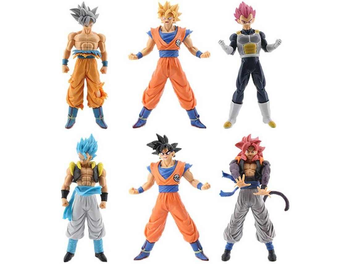 Set de Figuras OEM Dragon Ball: Super Saiyan (6 unidades - 18 cm)