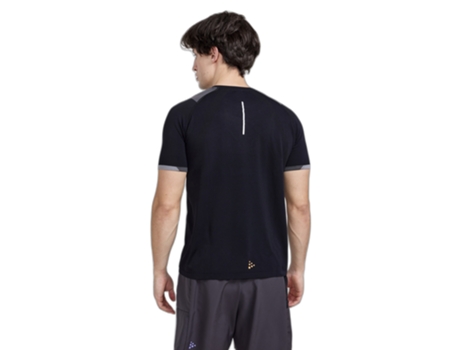 Camiseta de Hombre para Running CRAFT Negro (S)