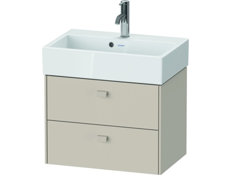 Mueble DURAVIT Brioso de baño de pared Compact 58,4 x 38,9 cm con 2 cajones incl. recorte de sifón y delantal para lavabo Vero Air 236860