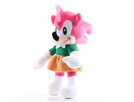 Animal de Dibujos Animados Suave, Muñeco de Peluche Sónico Relleno, Para Bebé 45Cm Sonic Rosa