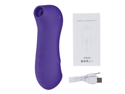 Vibrador De Masaje De Succin De 10 Frecuencias Para Mujeres (prpura)
