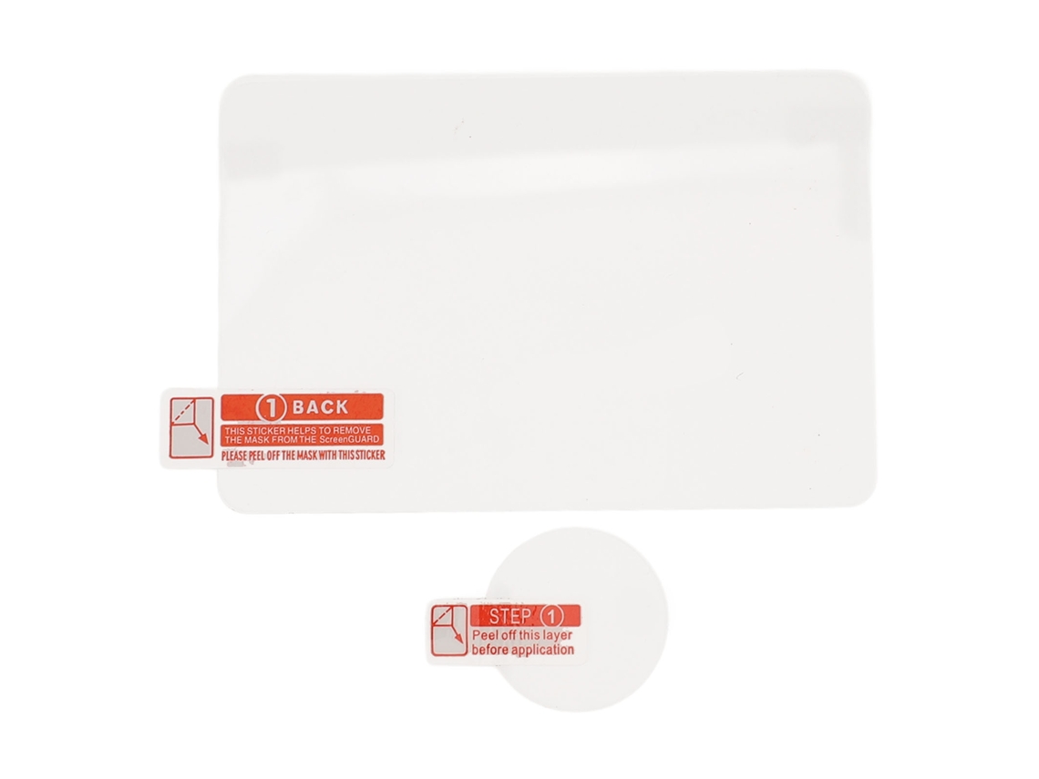 Protector de pantalla de cristal antidesgarro con plantilla para cámara instantánea Wide Evo