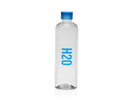 Botella VERSA H2O 1,5 L Azul Silicona Poliestireno 30x9x9 cm