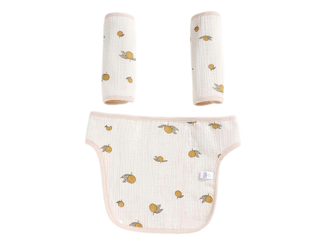 Baberos portátiles para bebé, cubrepecho y hombros, varios diseños, ventosas para bebé, juego de 3 piezas, material de algodón, piezas