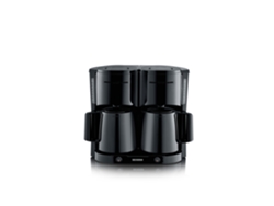 Cafetera de filtro dúo con 2 jarras termo 2 x aprox. SEVERIN KA 9315 - 1000 W Negro