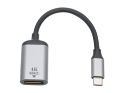 Cable Adaptador Usb-c Macho A Displayport, Compatible Con 8k A 60 Hz, Plug And Play, Compatible Con Windows, Android Y Osx.