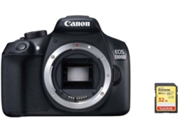 Kit Cámara Réflex CANON EOS 1300D + 32GB SD