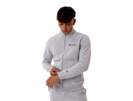Chaqueta de Hombre para Deporte CHAMPION Full Zip Sintetico Gris (XL)