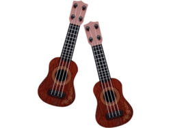 Conjunto De 2 Ukeleles De Juguete, Instrumentos De Cuerda Para Niños Y Niñas De 4 A 5 Años