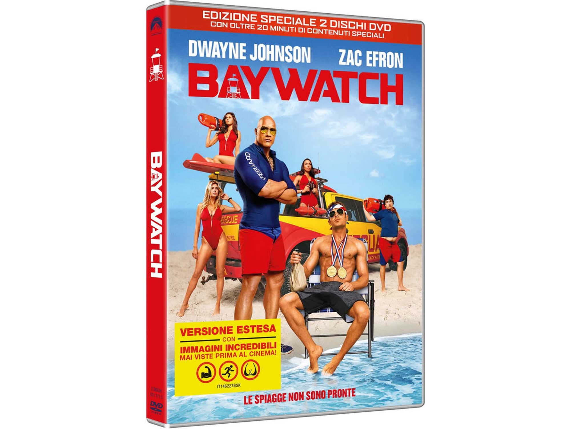 DVD Baywatch Inglés, Español, Italiano