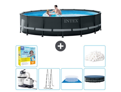 Piscina Tubular INTEX 26326GN-CB47 (19156 L - 488x122cm)