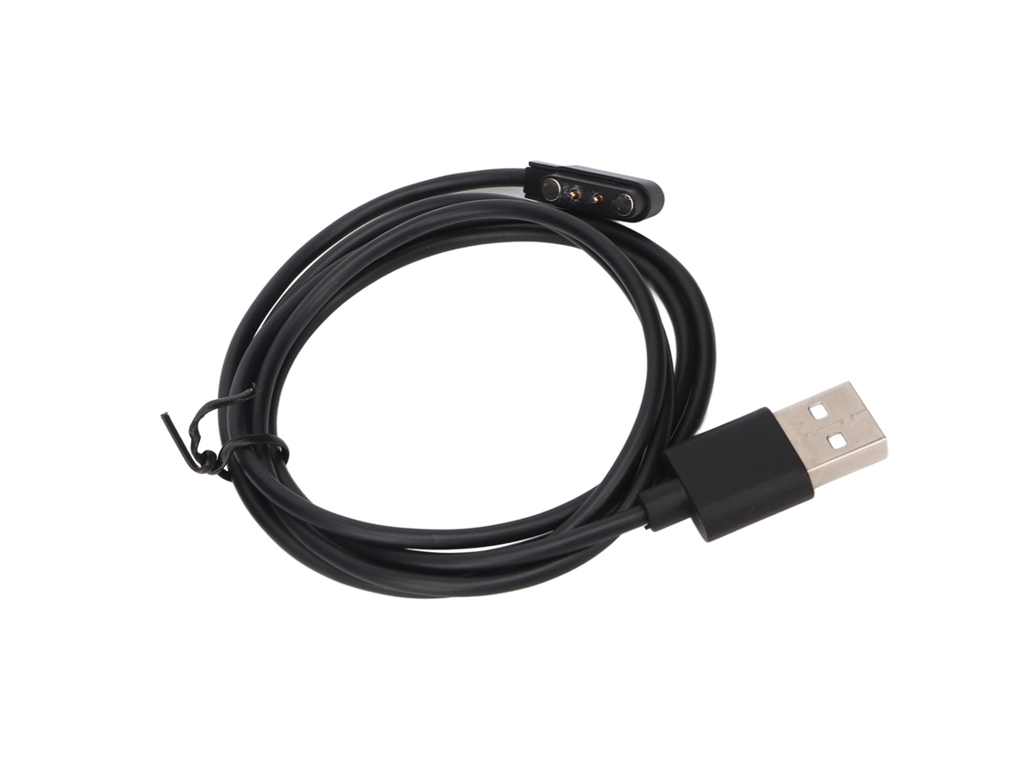 Reemplazo De Cargador Para Reloj Inteligente Keep B3 Cable De Carga Magnético Usb De 2 Pines 1m Negro