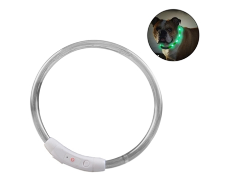 Collar De Perro Con Luz Led Collar De Perro Recargable Luz De Perro Para Caminatas Nocturnas Universal ELKUAIE
