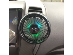 Ventilador Para Coche De Doble Función, Negro, 12/24v