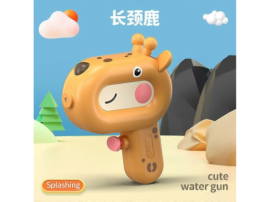 Juguete de agua con rociador para niños, animales adorables, juguete interactivo de playa para el verano Rosewell (blanco)