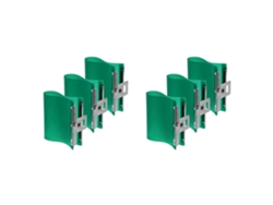 6pcs Silicone Mug Clamp 15 Oz 3d Sublimation Silicone Cup Wrap Fixture For Printing Heat Transfer Machine, Green
