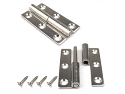 Juego De 4 Bisagras Desmontables De Acero Inoxidable 304 De 7,5 Cm Para Puertas Interiores Y Exteriores (para Diestros).