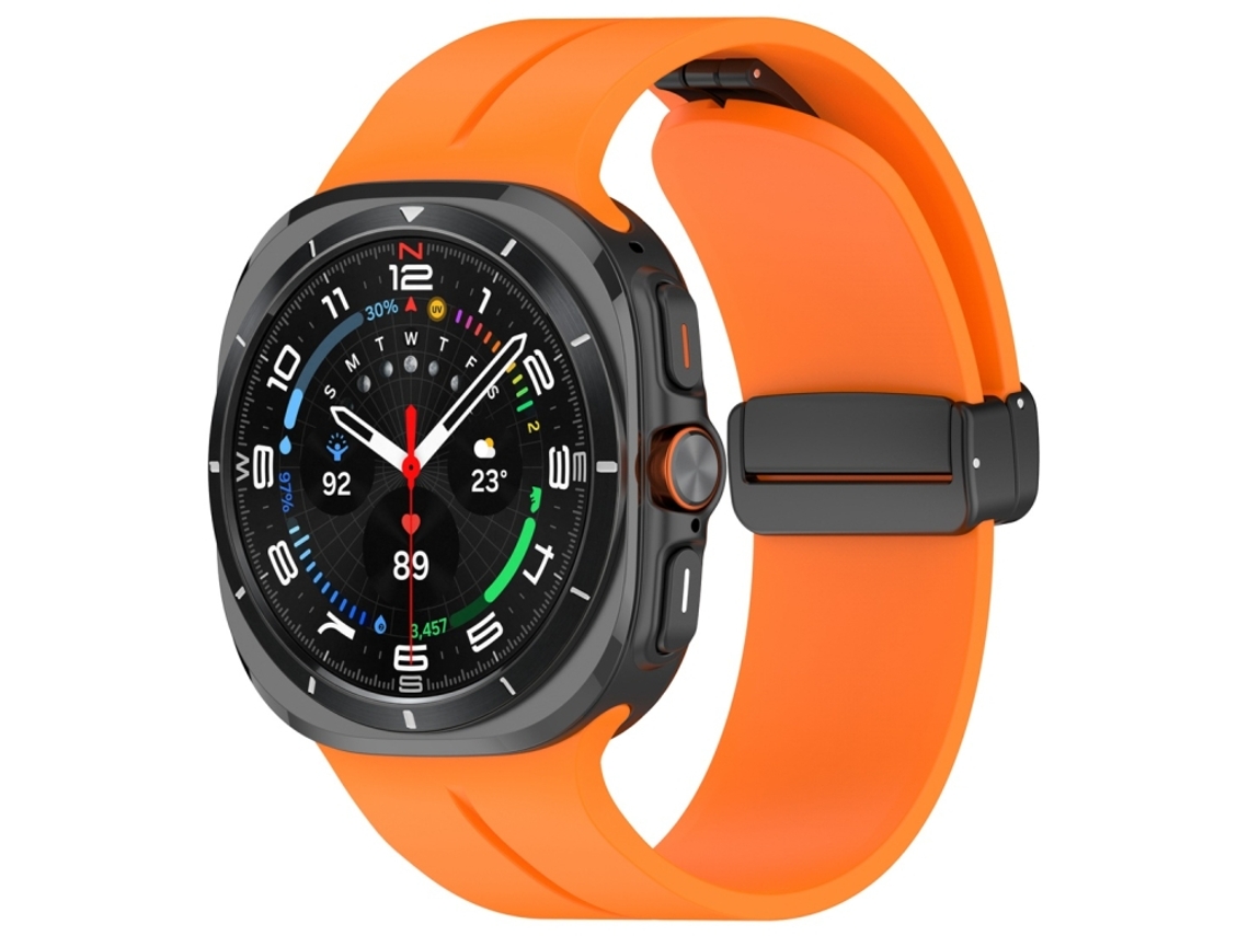 Correa para Samsung Galaxy Watch Ultra (47 mm) - Silicona - Cierre magnético plegable