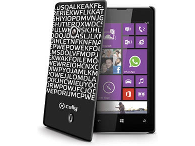 Carcasa Nokia Lumia 520, 525 CELLY CLOVE321BK Negro