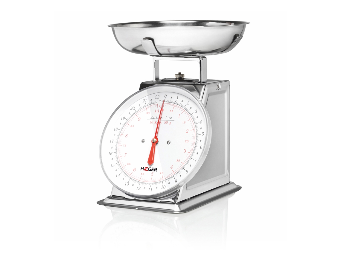 Báscula Mecánica de Cocina HAEGER Grandmother - 10kg, 50g