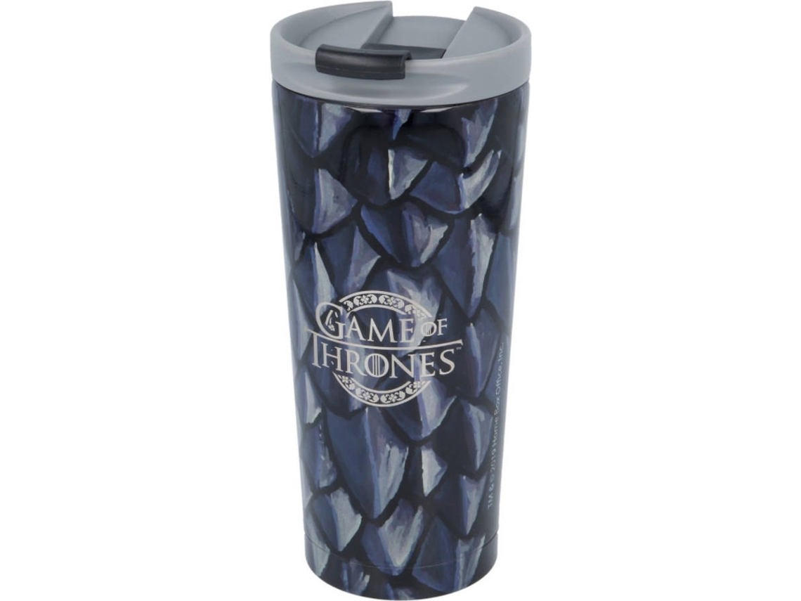 Termo JUEGO DE TRONOS (Gris - Acero Inoxidable)