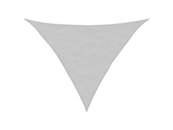 Toldo De Vela VIDAXL Gris (2,5x2,5x3,5 m)