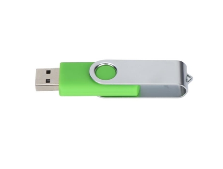 HURRISE Memoria USB Disco Flash USB Dulce Verde Memoria USB Portátil Giratoria para PC Tableta Almacenamiento 64 Gb