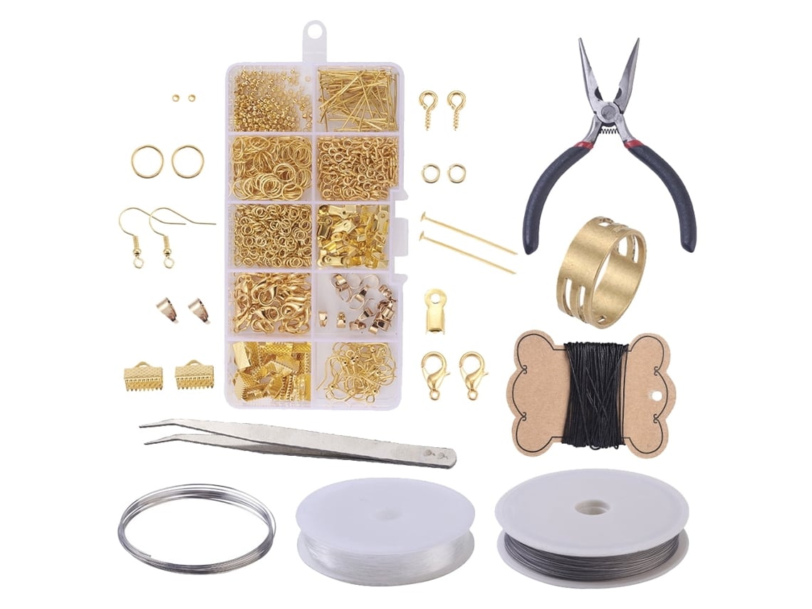 Juego De Accesorios Para Pendientes Diy (dorado)