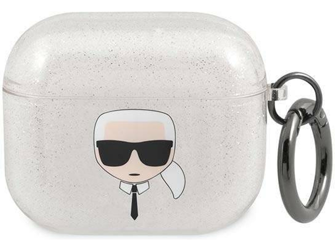Funda Apple Airpods 3 KARL LAGERFELD (Plateado)