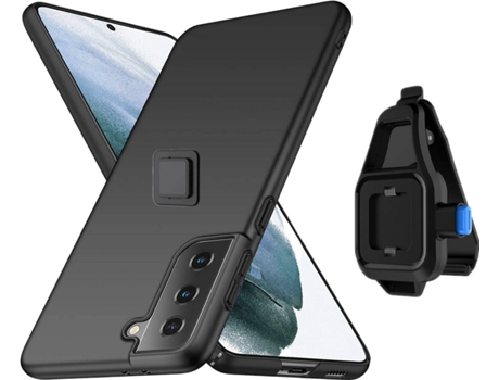 Funda + Soporte de Cintura Samsung S21 FE Turtleshell Negro