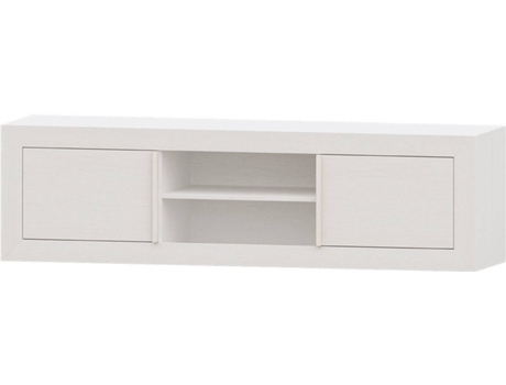 Mueble de TV MUEBLAM Niza (180x50x42 cm - Melamina - Blanco)