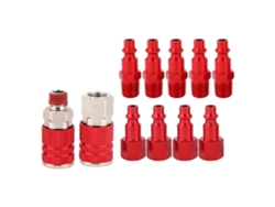 12pcs Conector Rápido De Hilo Interno/externo De 1/4 Polegada Npt Americano Macho/hembra Para Ferramentas Neumáticas