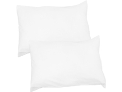 Juego De 2 Fundas De Almohada Lisas Estándar Con Cremallera Para Proteger Tu Almohada