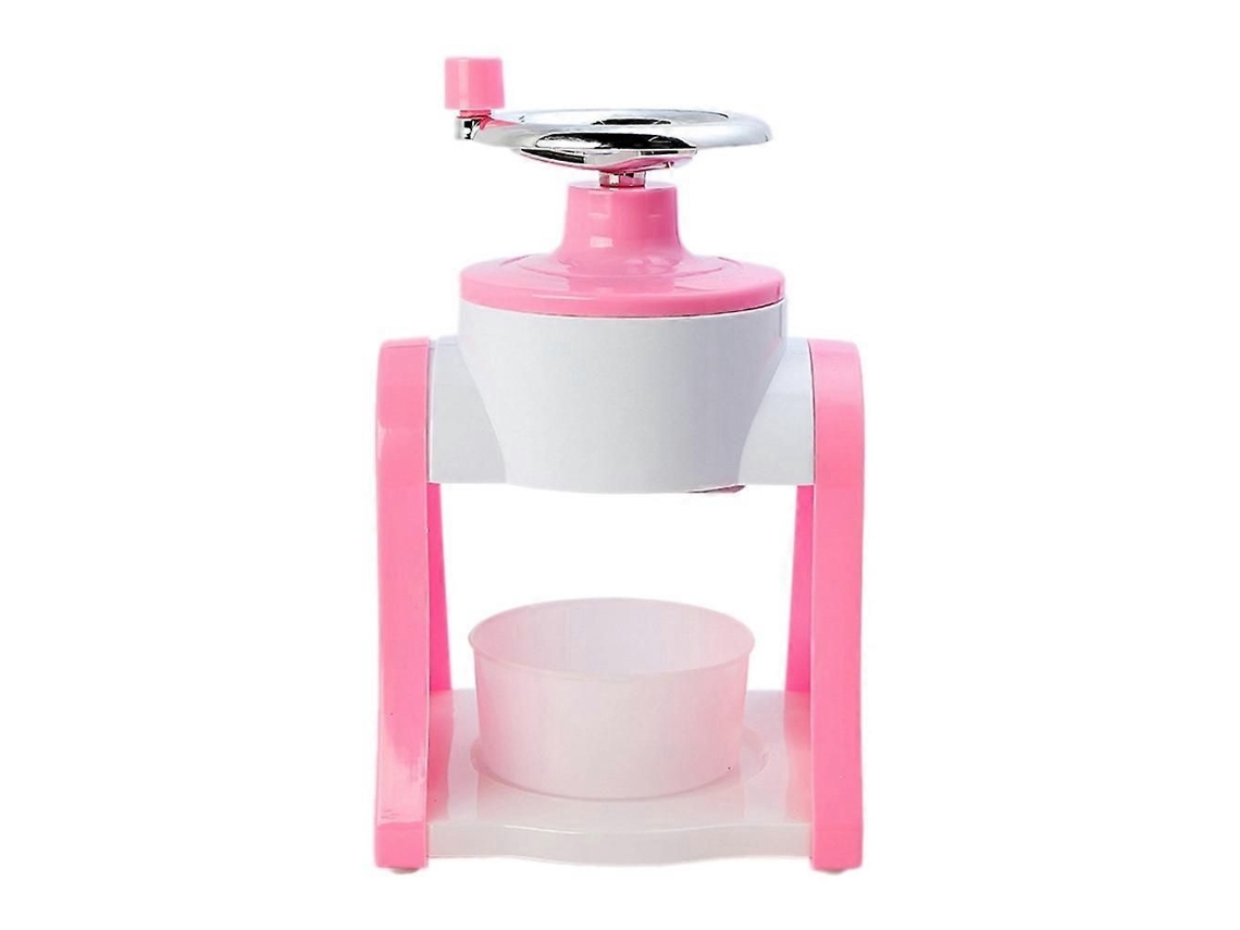 Máquina de hielo manual con manivela, mini máquina portátil para picnics, hielo raspado, batidos y hielo. TAISHENGDA