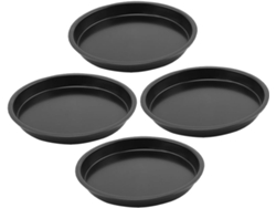 Bandeja Redonda Antiadherente Para Pizza De 4 Piezas, Utensilio Para Hornear En Horno.