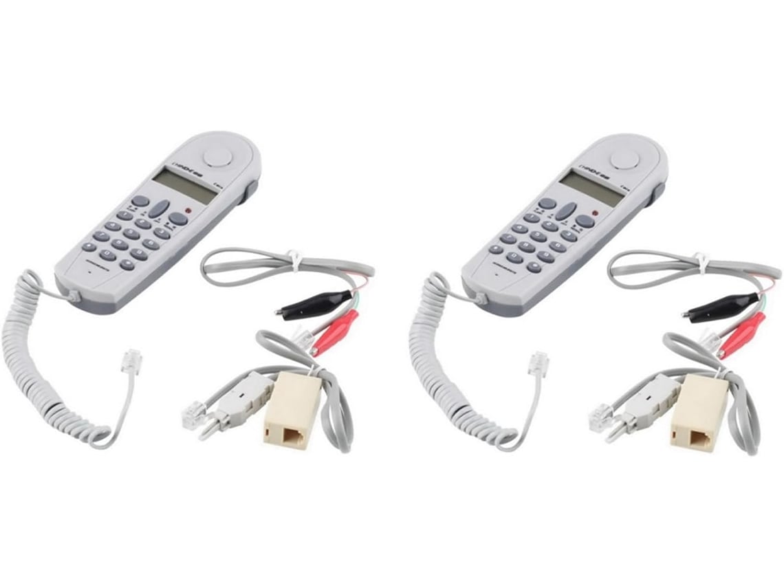 Juego De 2 Cables De Red Con Herramienta De Terminación De Teléfono