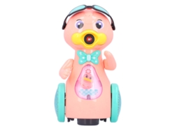 Máquina Eléctrica De Burbujas Para Niños Con Luz Y Ruedas Automáticas, Con Forma De Pato De Dibujos Animados.