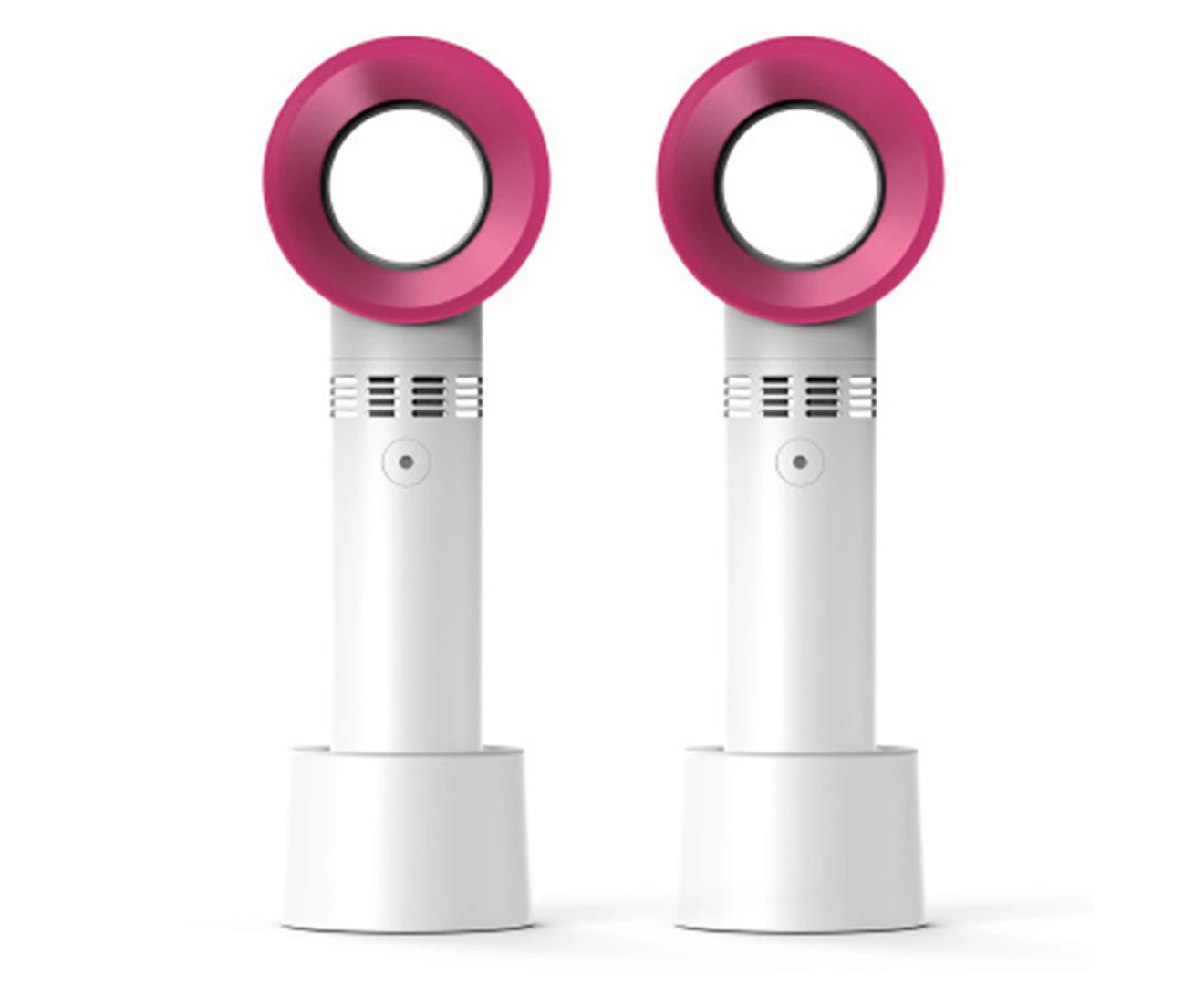 Juego de Dos Mini Ventiladores Portátiles - Primera Generación - Blanco - 1200mAh TUSERXLN