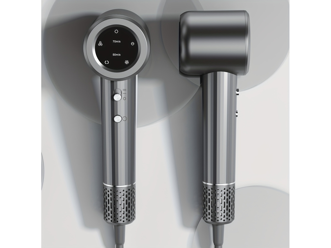Secador De Pelo Con Iones Negativos, Secado Rápido, Funcionamiento Silencioso, Pantalla Led, Fácil Peinado, Adecuado Para Salones De Belleza