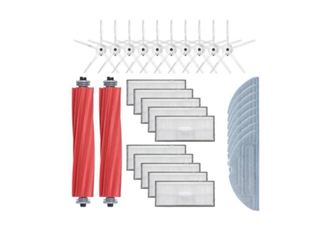 Para Roborock T7S Plus/S7 Hepa accesorio de filtro cepillo principal de goma desmontable paño de mopa Cepillo Lateral pieza de aspiradora