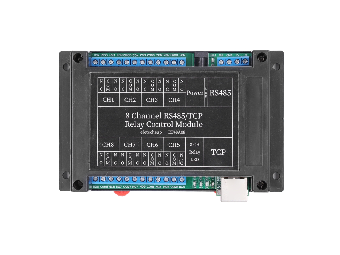 Módulo De Relés De 8 Canales Con Protección De Circuito Interno Y 6 Funciones, Control De 12 V Cc.