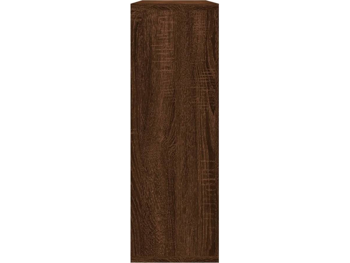 vidaXL Estantes pared madera contrachapada color roble 104x20x58,5 cm