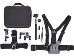 Kit portátil de 12 piezas para cámara de acción, ligero y práctico, para fotos. SFUSHOS