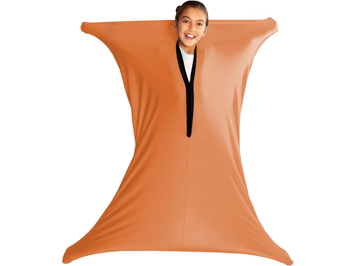 Meias Chrui Sensoriais Elásticas Para O Corpo Para Aliviar O Estresse, Tamanho S (laranja)