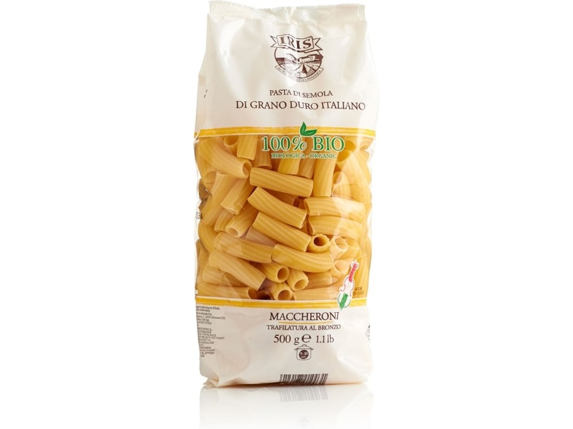 Suplemento Alimentar IRIS Maccheroni Trigo Duro (500 Gr)