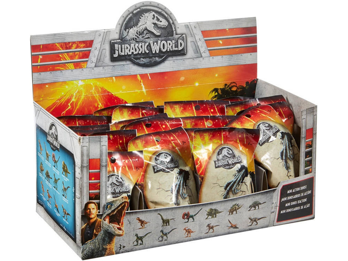 Figura de Acción JURASSIC WORLD Figuras Sortidas Display (12 x 4,5 x 6 cm)